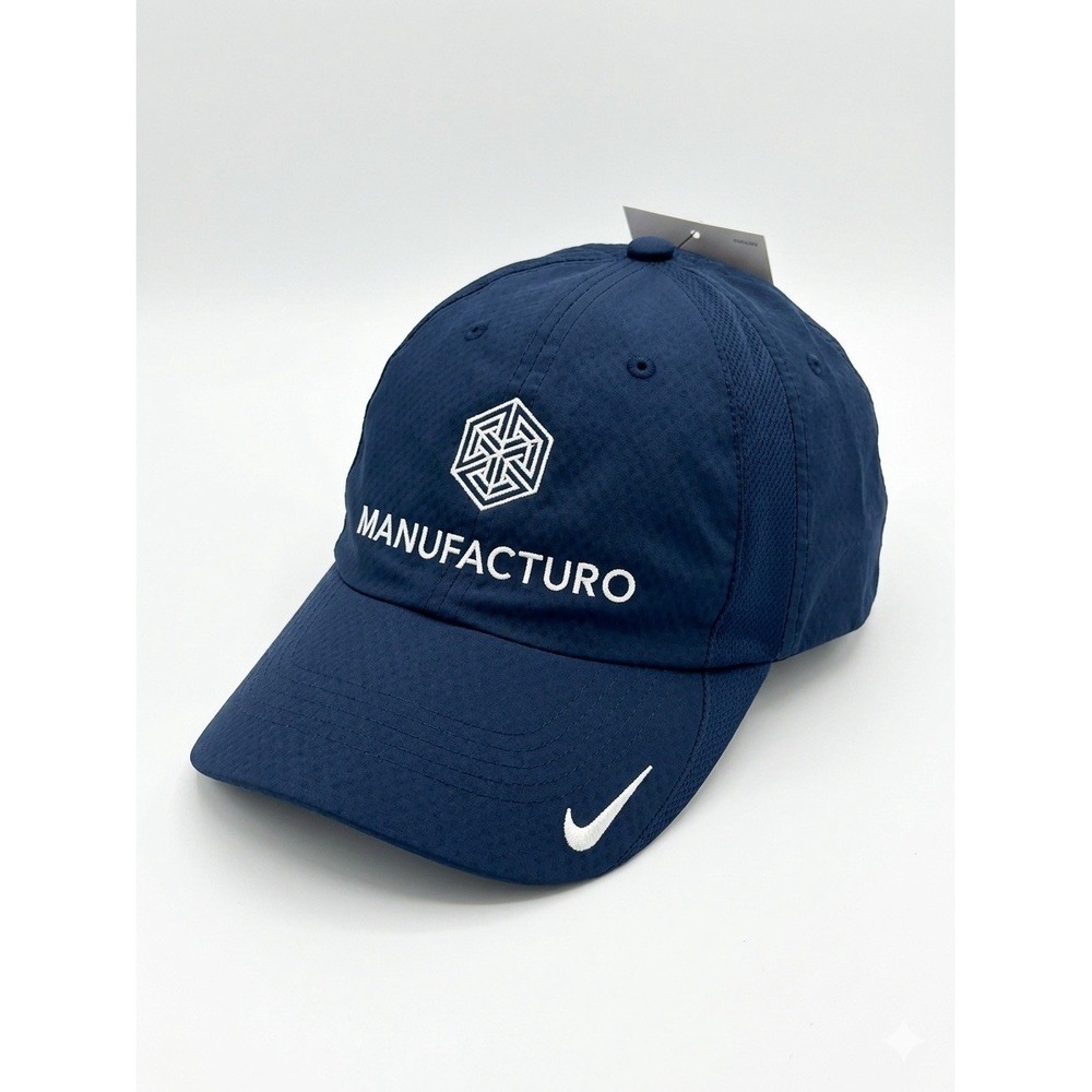 NWT Nike Hat Uni-Sex Navy Blue Sz‎ M/L FD9709-451 Adjustable Maufacturo Logo Air